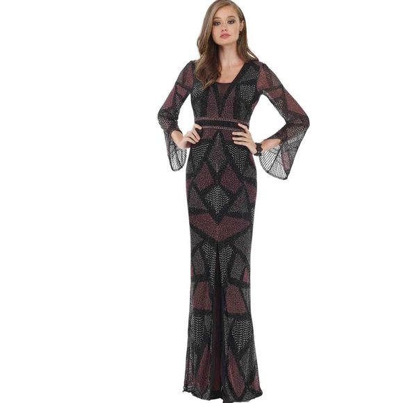 Black Lara Size 8 Mermaid dress - Picture 1 of 2